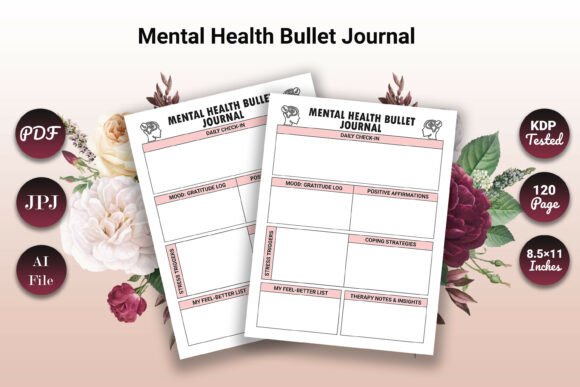 Download Mental Health Bullet Journal Self Care - Elf Collection