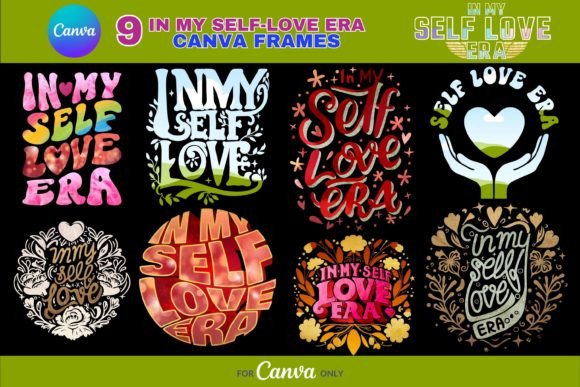 Download In My Self-Love Era Canva Frames - Elf Collection