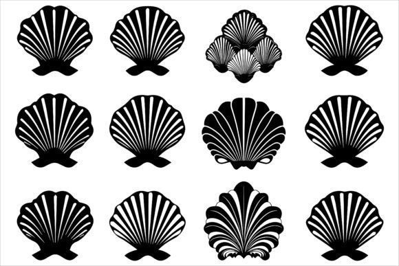 Download Best Selling Sea Shell Silhouette Bundle - Selling Collection