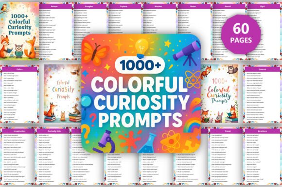 Download 🔥 1000+ Colorful Curiosity Prompts - Premium Bundle