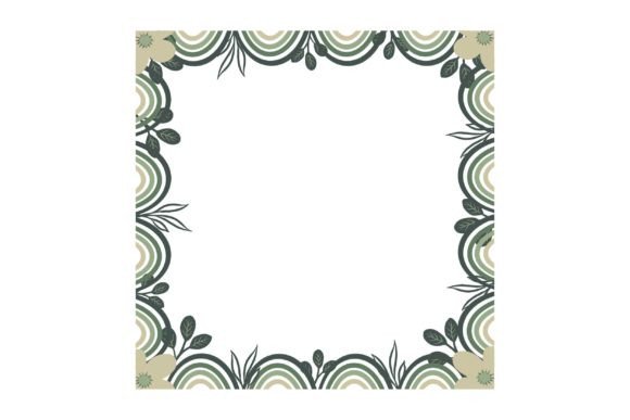 Download Flat Green Abstract Frame - Premium Resources