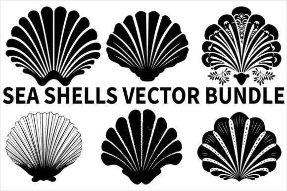 Download Best Selling Sea Shell Silhouette Bundle - Selling Collection