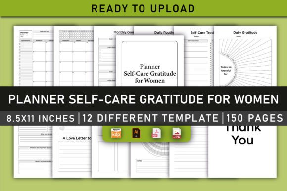 Download Planner Self-Care Gratitude for Women - Elf Collection
