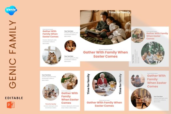 Download Instagram Feed Template - Genic Family - Premium Bundle