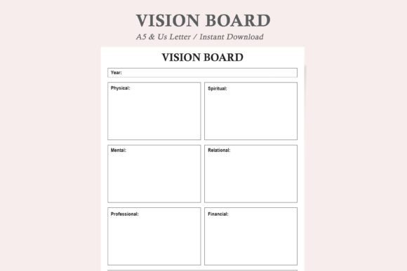 Download Vision Board,Goal Planner,Goal Journal - Goal journal Collection