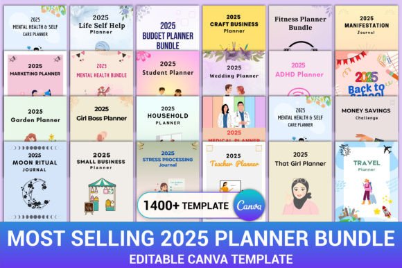 Download Most Selling 2025 Planner Bundle Kdp - Selling Collection