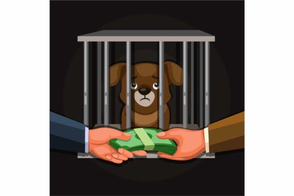 Download Businessman Selling Puppy Wildlife Trade - Selling Collection