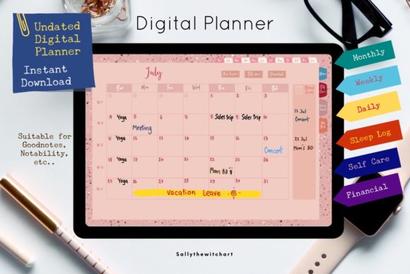 Download Digital Planner, Self Care, Goodnotes - Elf Collection