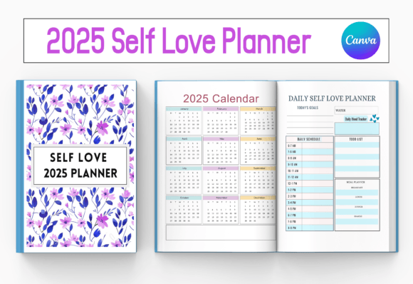 Download 2025 Self Love Planner - Canva Template - Elf Collection