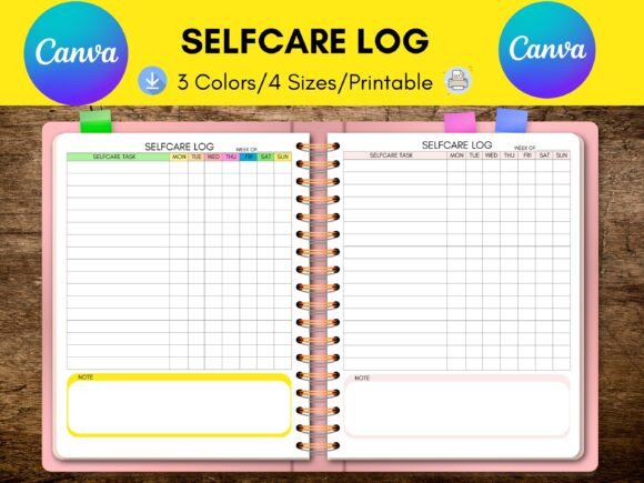 Download Self Care Tracker,Self Care Log - Elf Collection