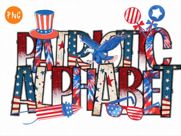 Download 4th of July PNG Letters Png, Patriotic - Png letters Collection